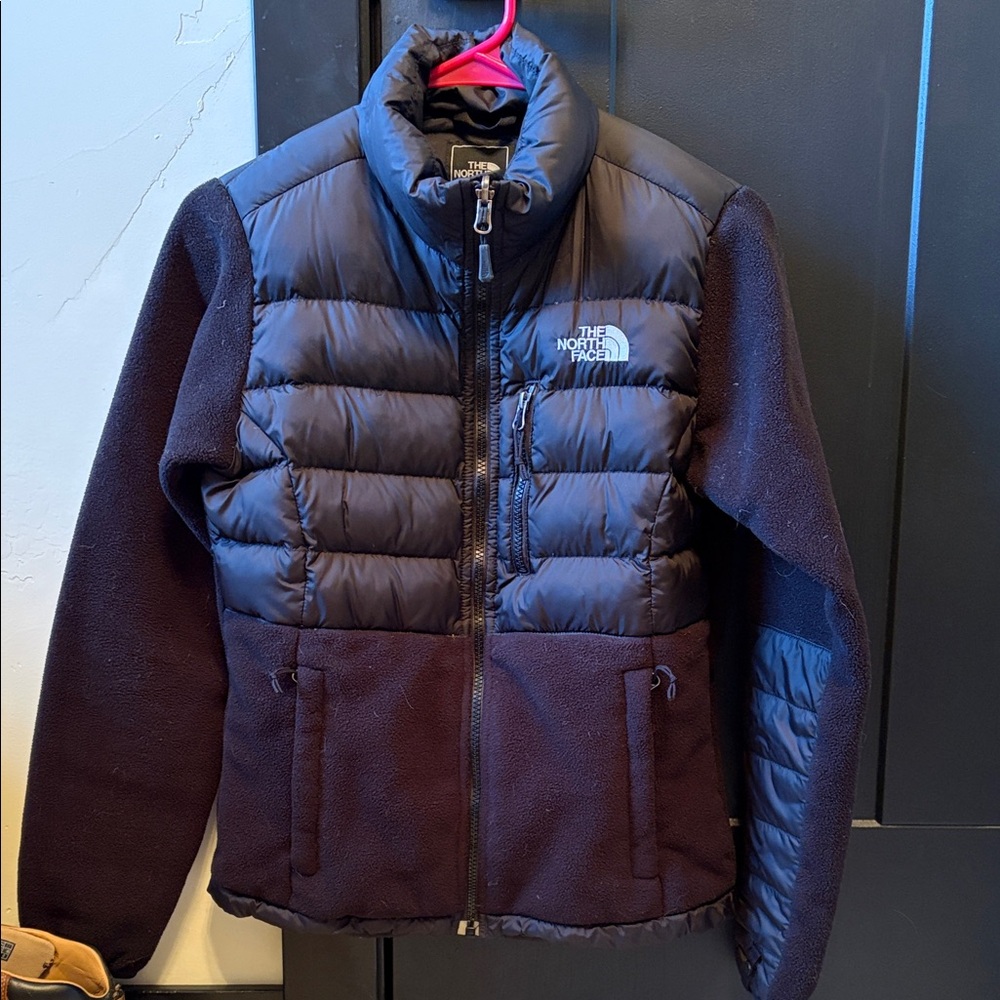 The north face fleece down jacket